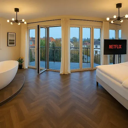 Fjord - Penthouse Mit Whirlpool In - Free Park - 24-7 Check In - 