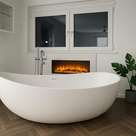 Apartamento Fjord - Penthouse Mit Whirlpool In - Free Park - 24-7 Check In - 